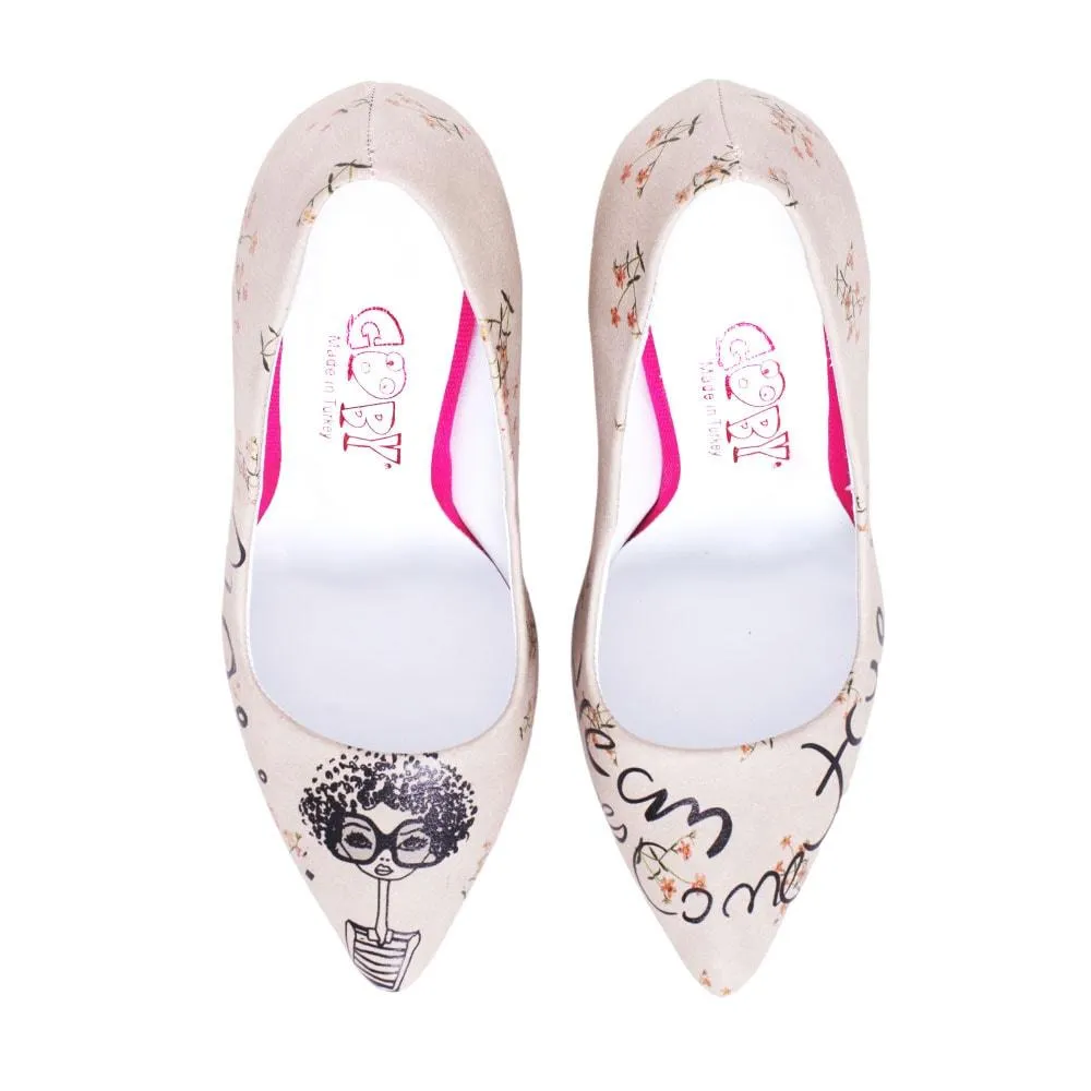 Curly Girl Heel Shoes STL4022