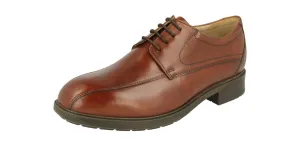 DB's Men's Extra Wide (2V Fit) Formal Lace Up Shoes (Richmond) in Tan
