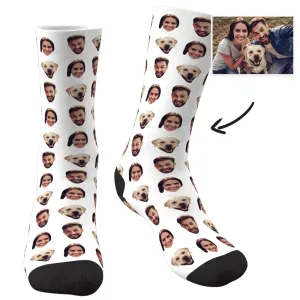 Dog Lover Gift Dog Face Socks Custom Socks Gifts
