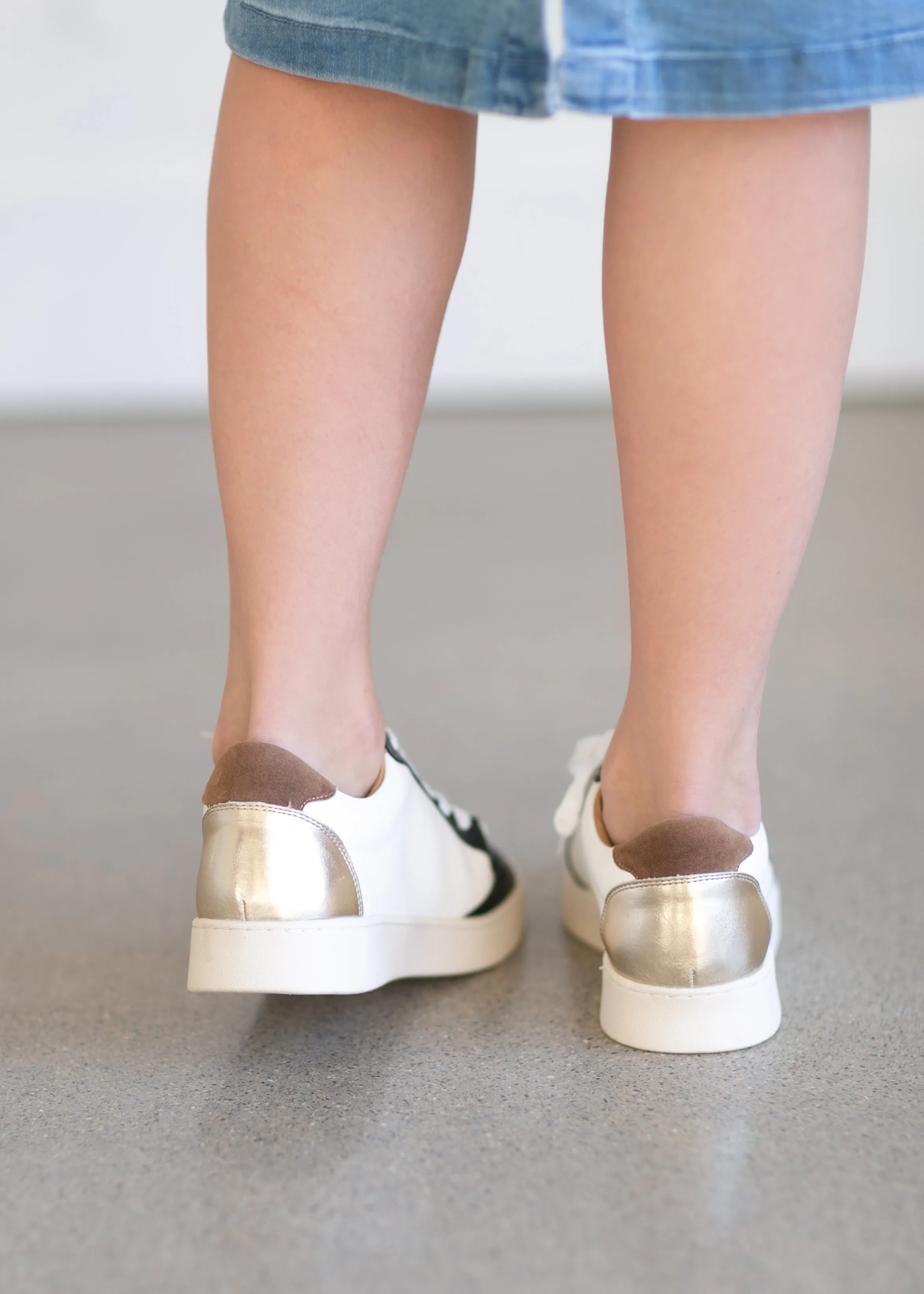 Eliana Black Vintage Sneakers - FINAL SALE