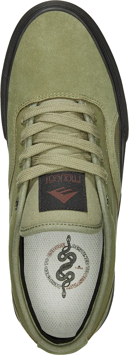 Emerica Mens Provost G6 Olive Black Shoes