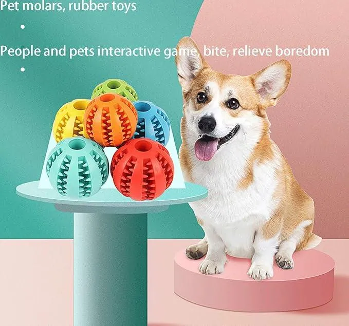 et Dog Ball Toys, Used for pet Teeth Cleaning, Chewing, Taking Things, IQ Treatment Ball Food Distribution Toys