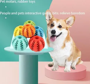 et Dog Ball Toys, Used for pet Teeth Cleaning, Chewing, Taking Things, IQ Treatment Ball Food Distribution Toys