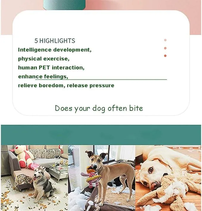 et Dog Ball Toys, Used for pet Teeth Cleaning, Chewing, Taking Things, IQ Treatment Ball Food Distribution Toys