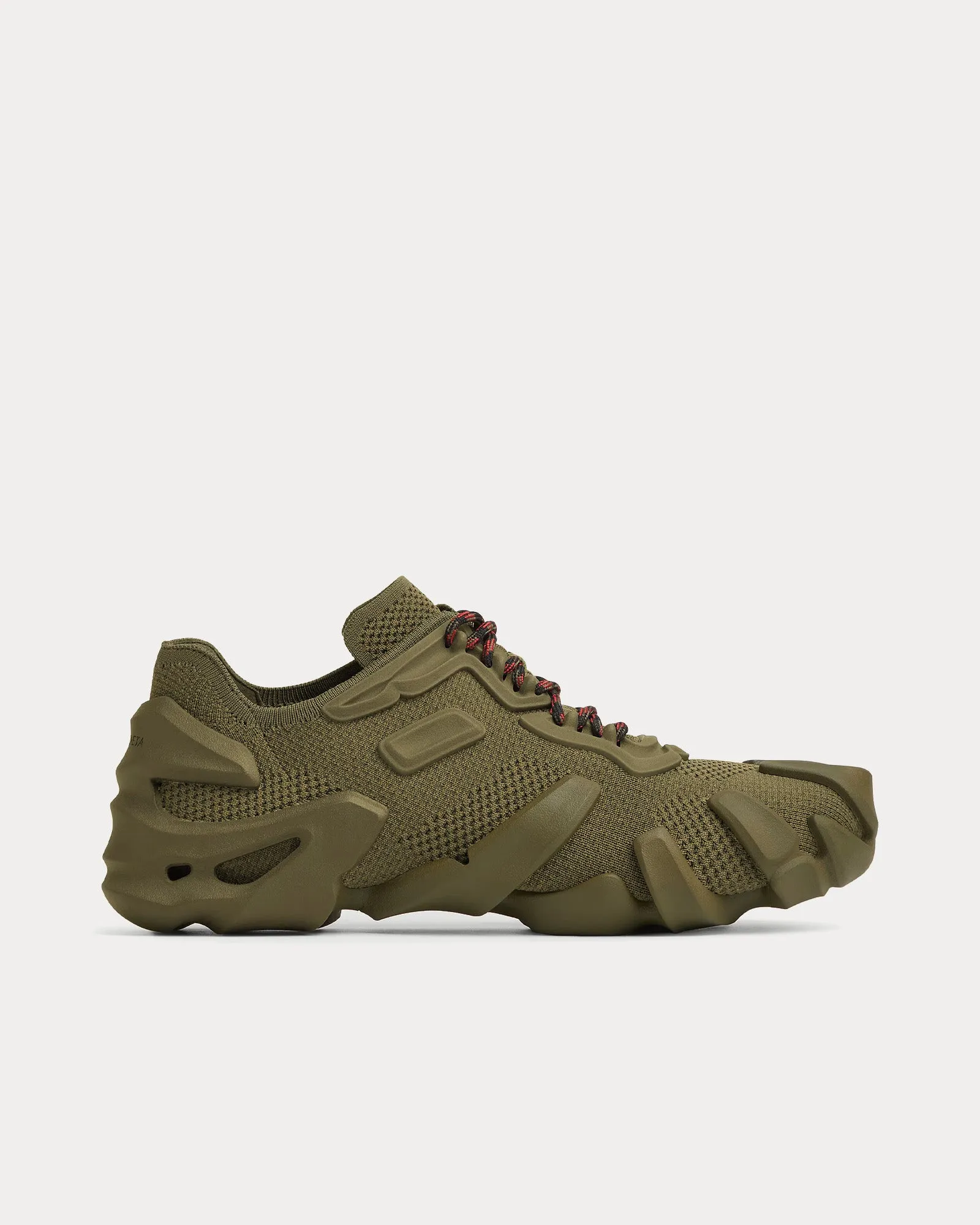 Flex Technical Knit Khaki / Olive Oil Low Top Sneakers
