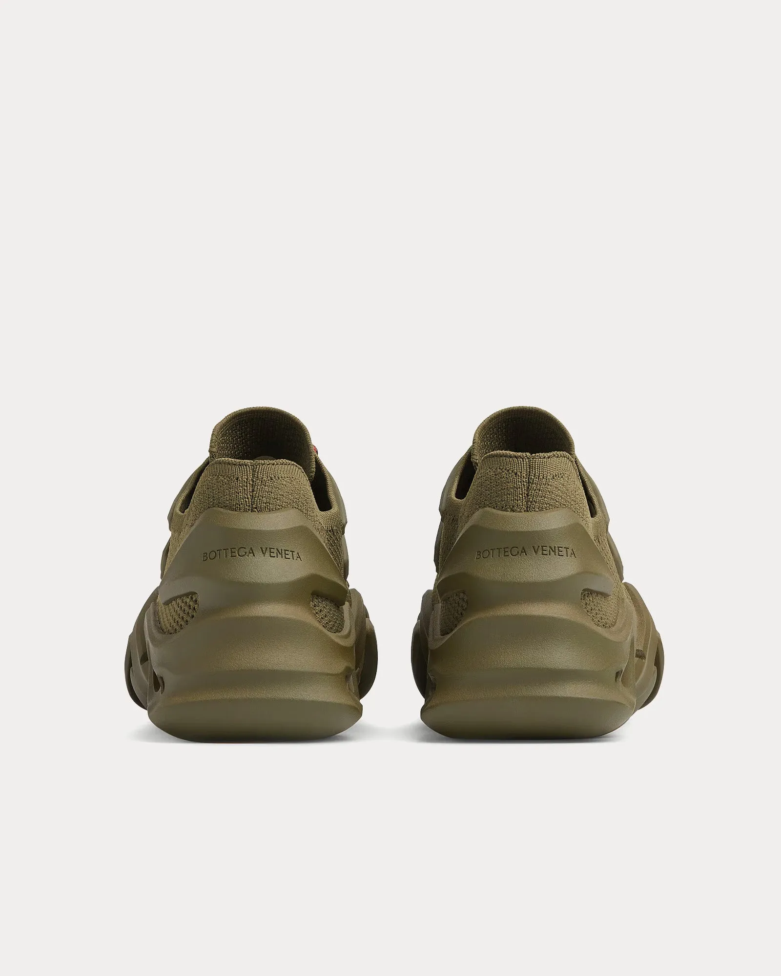 Flex Technical Knit Khaki / Olive Oil Low Top Sneakers