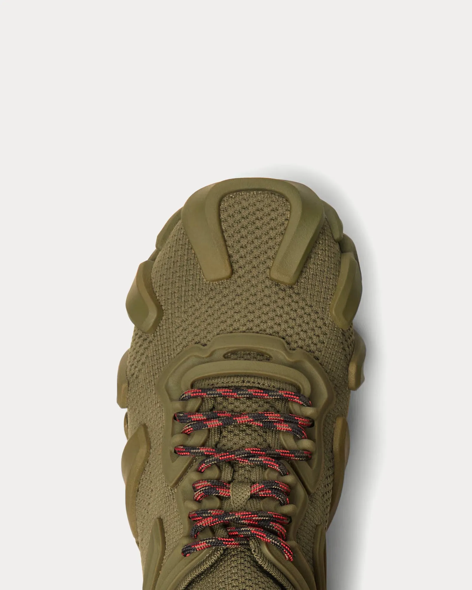 Flex Technical Knit Khaki / Olive Oil Low Top Sneakers