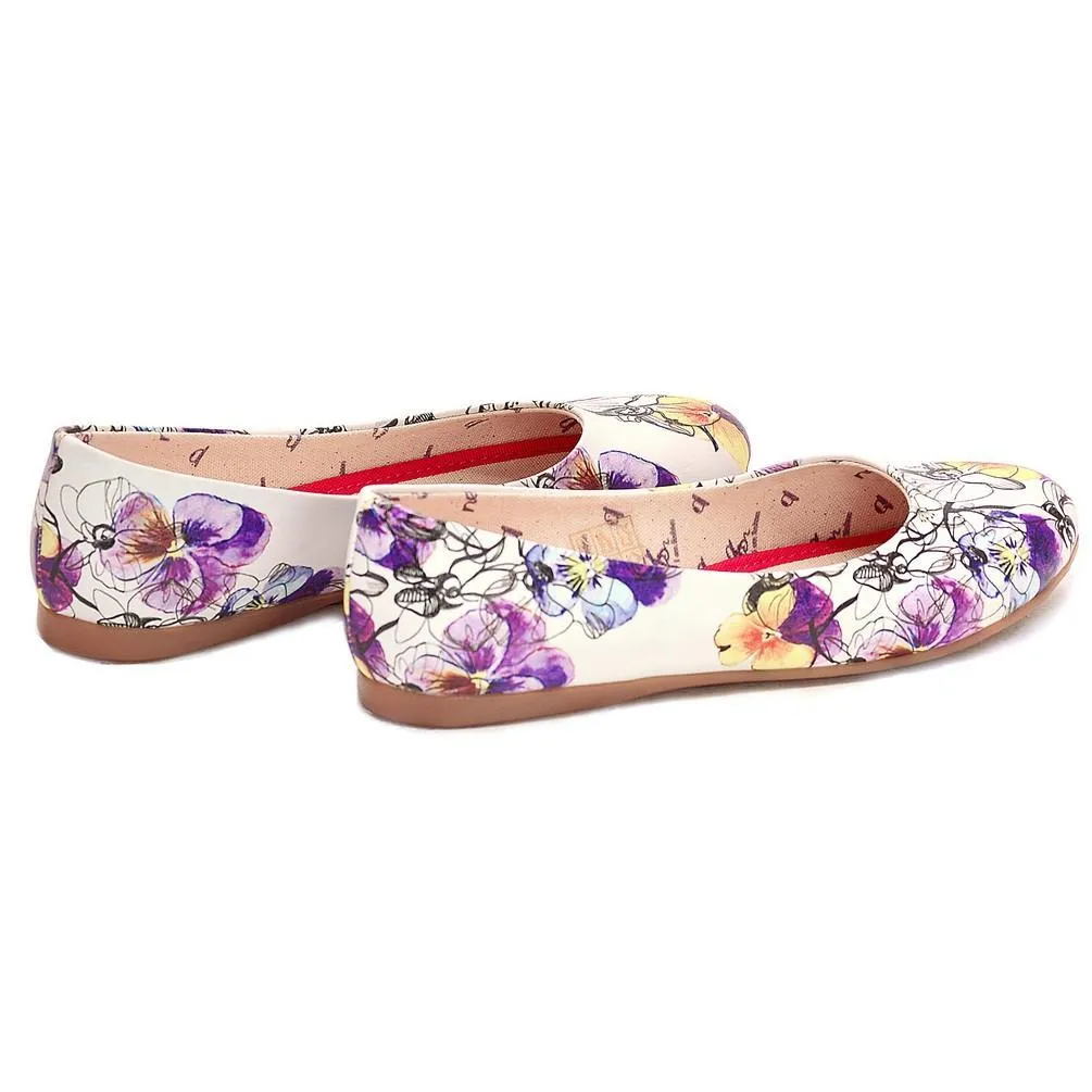 Flowers Ballerinas Shoes NFS1000