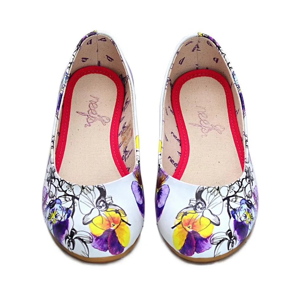 Flowers Ballerinas Shoes NFS1000