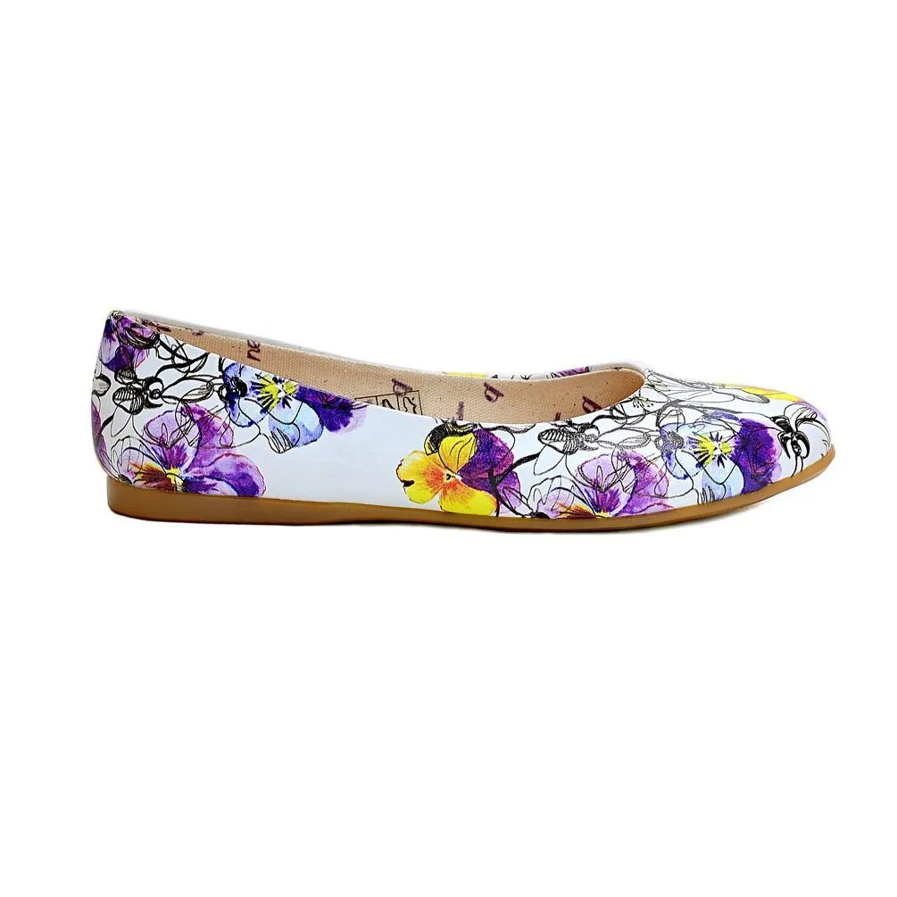 Flowers Ballerinas Shoes NFS1000