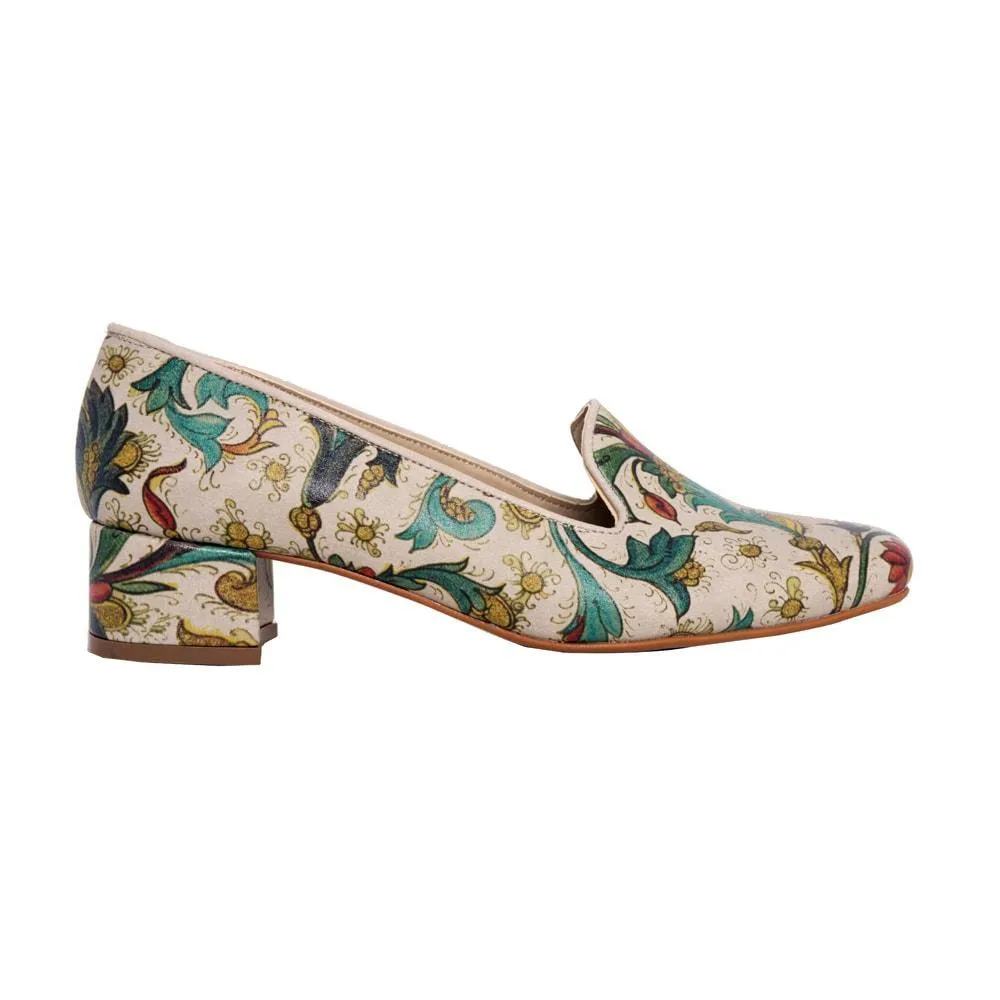 Flowers Career Heel Shoes DB115