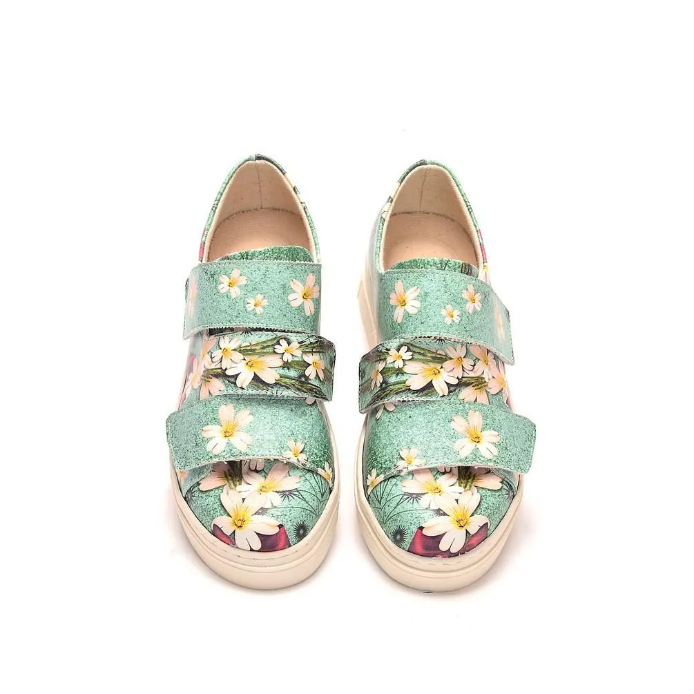 Flowers Slip on Sneakers Shoes NAC102
