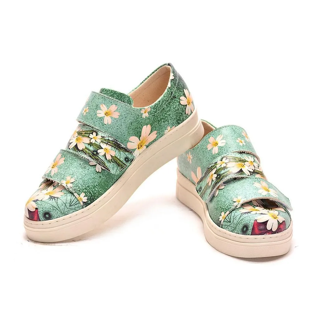 Flowers Slip on Sneakers Shoes NAC102