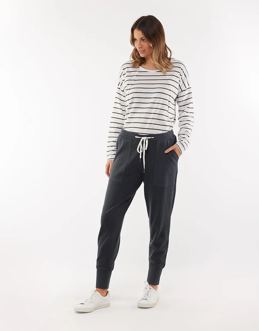Foxwood || Vienna Track Pant - Charcoal