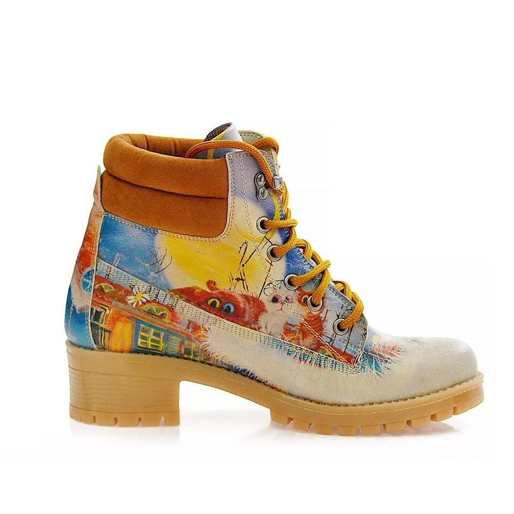 Grumpy Cats Short Boots WKAT115
