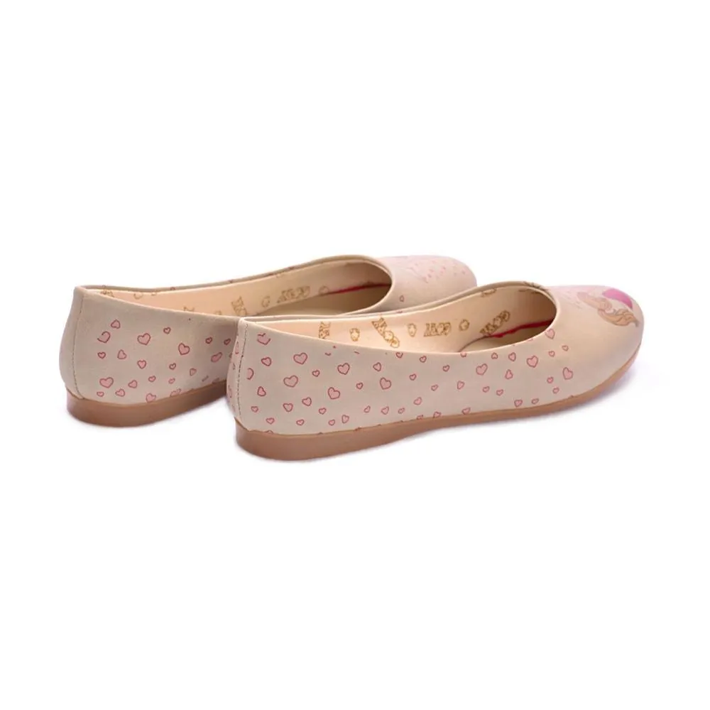 Heart Raining Ballerinas Shoes 1023