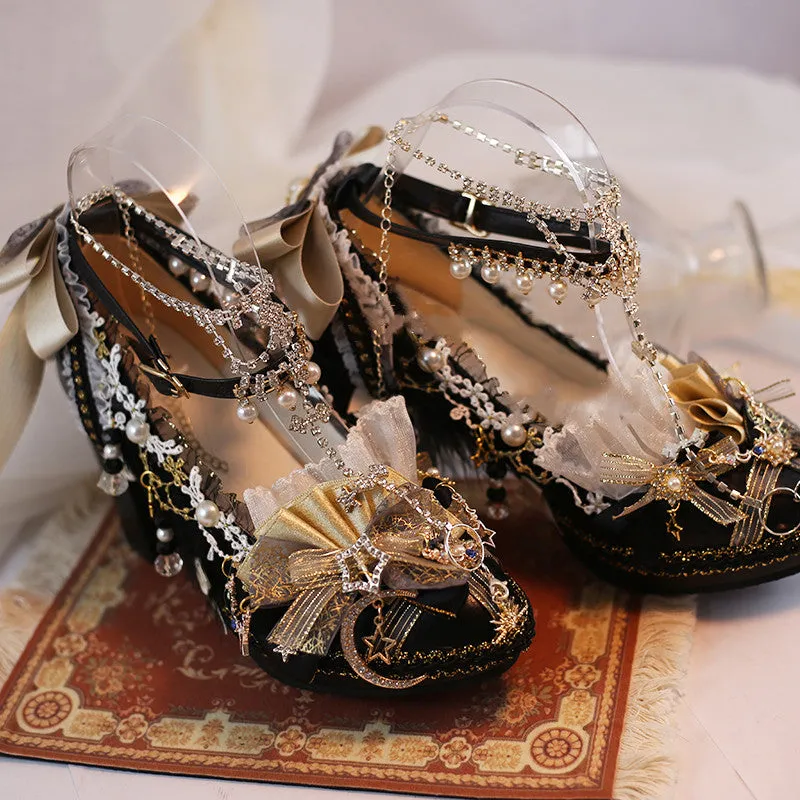 Hexagram~Constellation ~Classic High Heels Lolita Shoes
