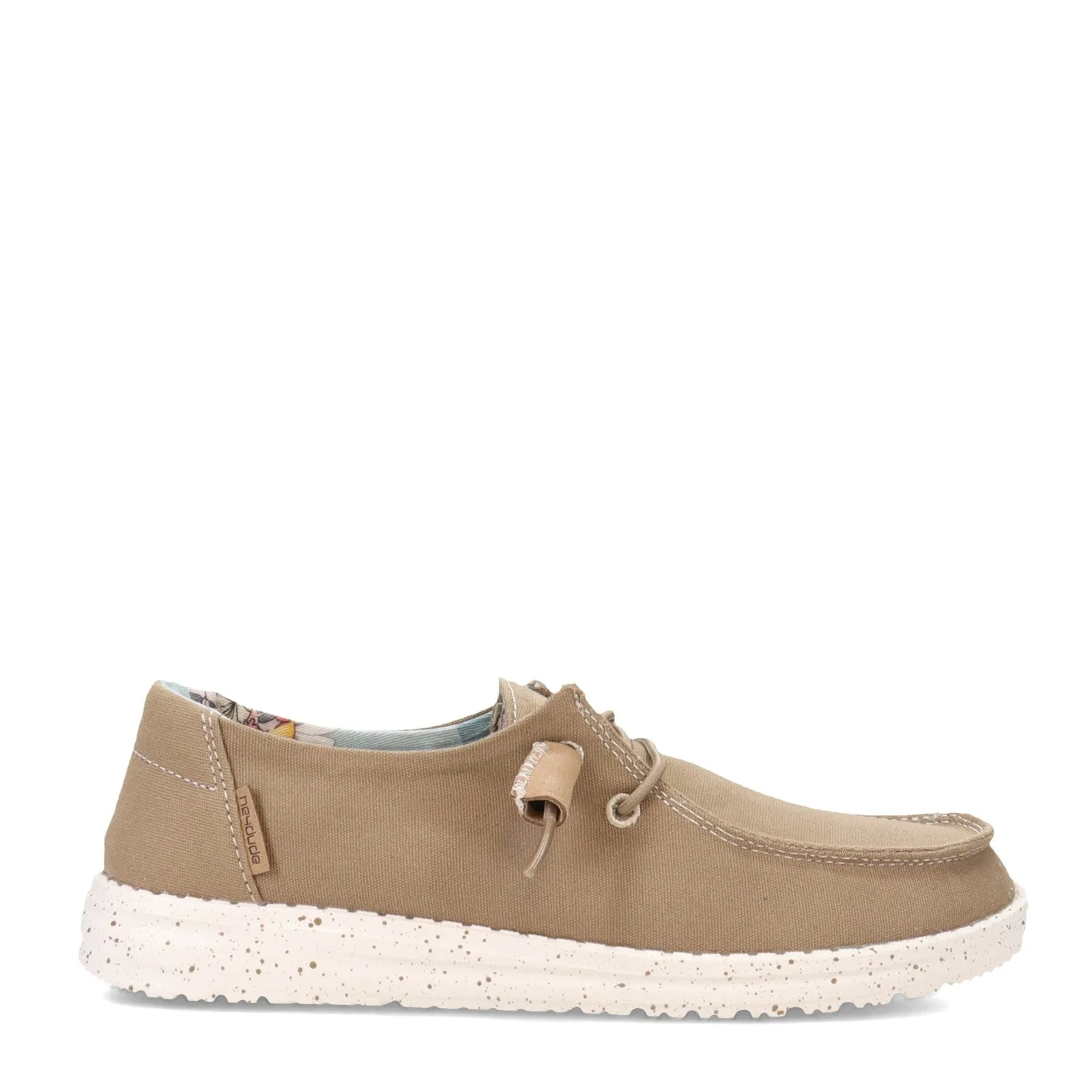 Hey Dude Women's Wendy Sox, Boho, Chambray Grey / Black / Blue Slip-on Shoes