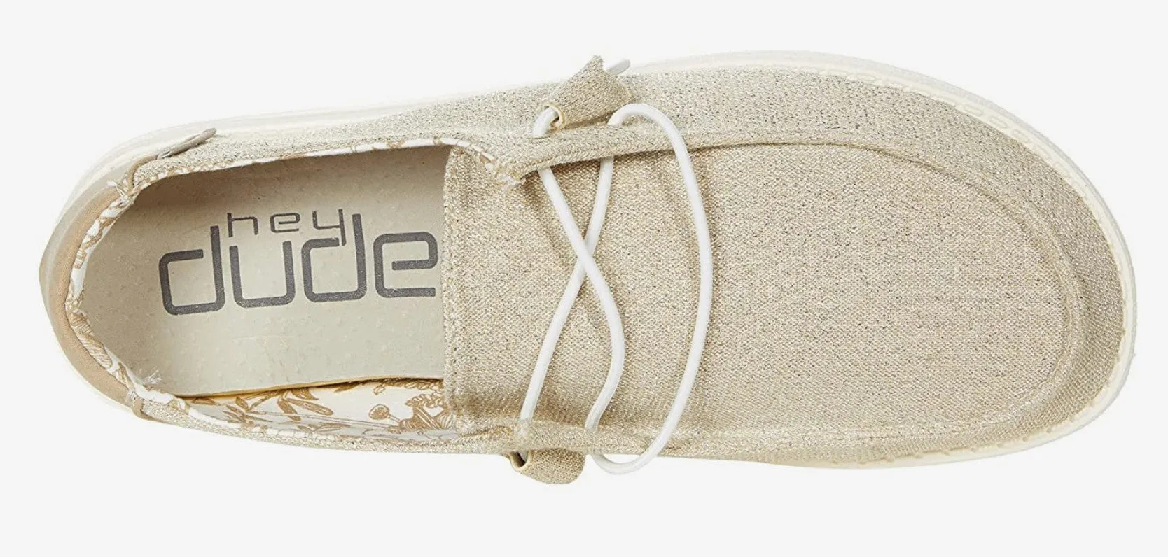 Hey Dude Women's Wendy Sox, Boho, Chambray Grey / Black / Blue Slip-on Shoes