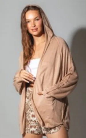 Hooded cardi
