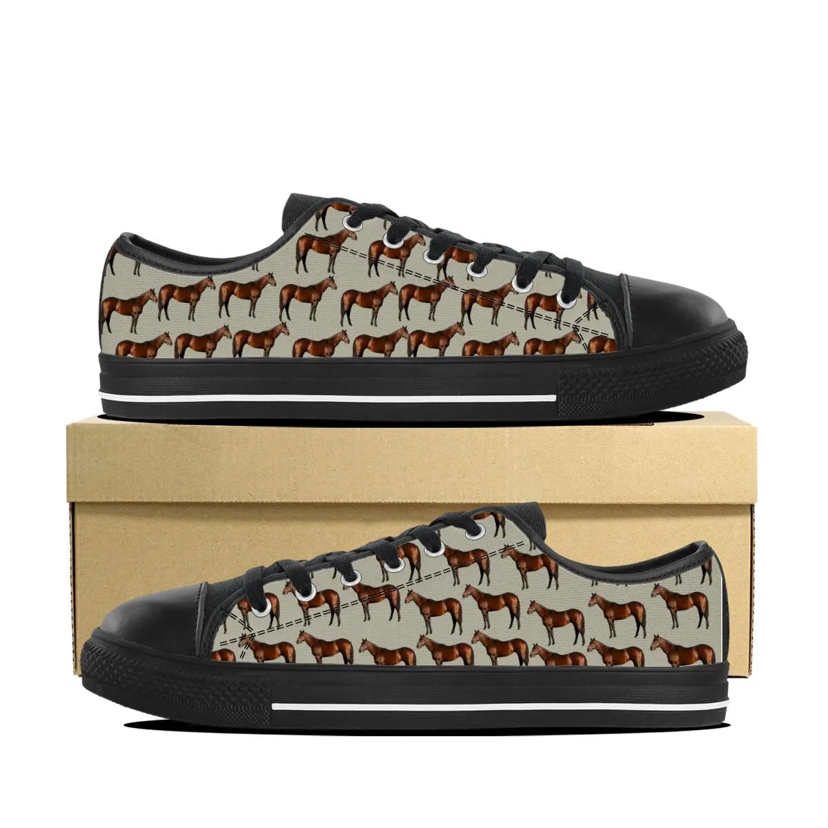 HORSE CANVAS SHOES