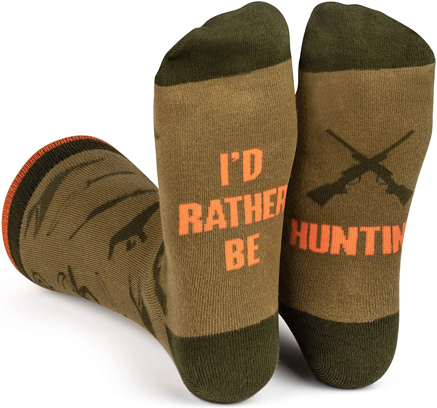 I'D Rather Be - Funny Novelty Socks Stocking Stuffer Gift for Men and Women