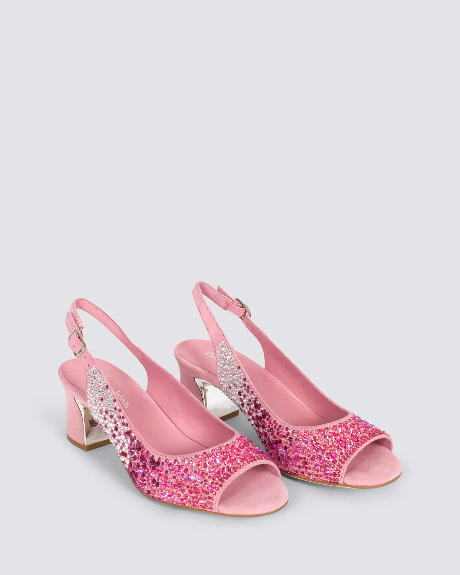 JUKES SLINGBACK HEELS MULTI PINK