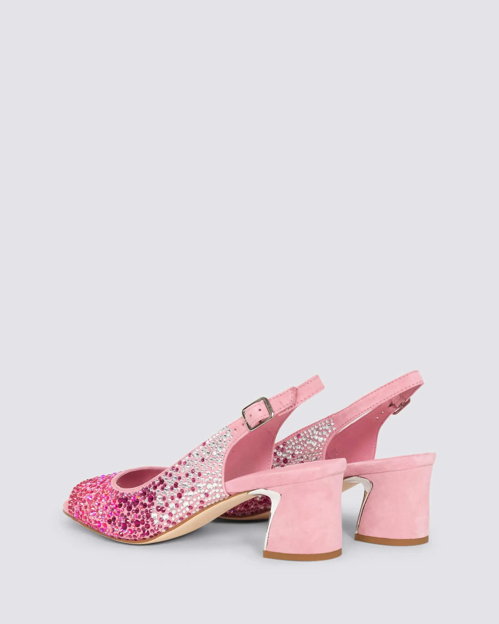 JUKES SLINGBACK HEELS MULTI PINK