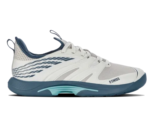 K-Swiss Men's Speedtrac Star White Moonstruck Indian Teal Shoes