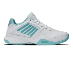 K-Swiss Women's Court Express White Angel Blue Sheer Lilac Shoes