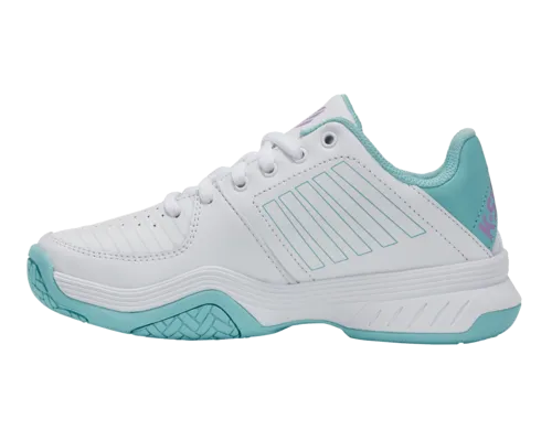 K-Swiss Women's Court Express White Angel Blue Sheer Lilac Shoes