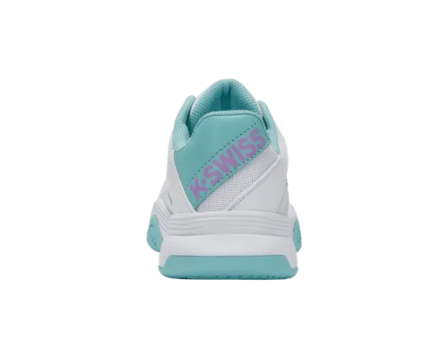 K-Swiss Women's Court Express White Angel Blue Sheer Lilac Shoes