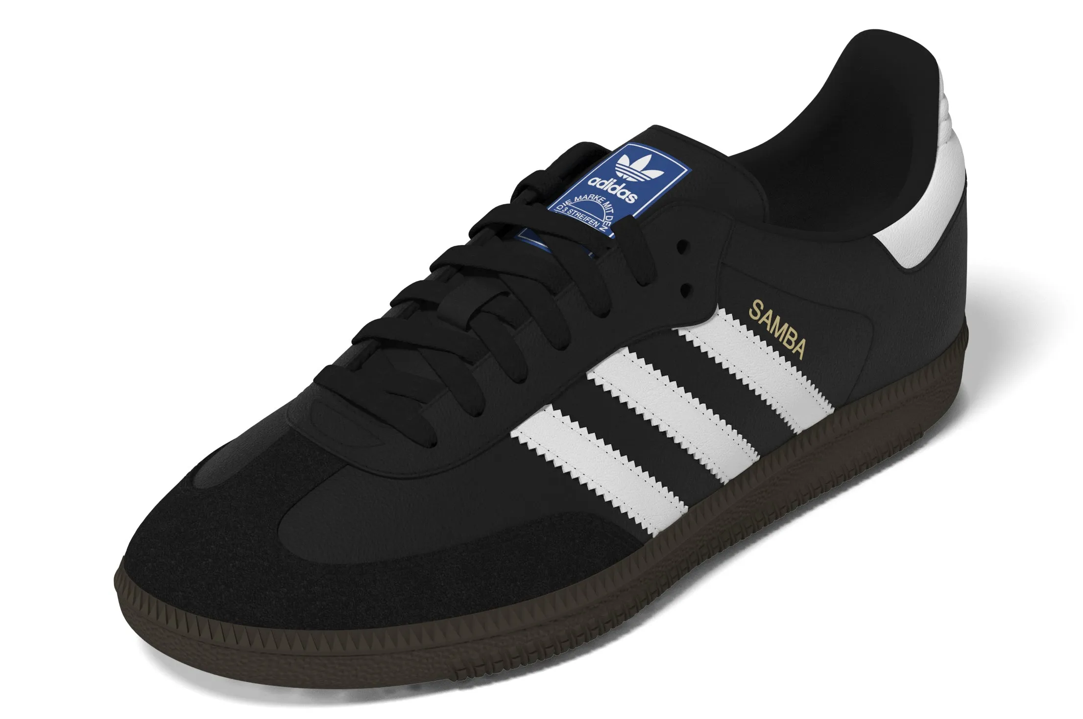KIDS ADIDAS SAMBA OG J (CORE BLACK/ CLOUD WHITE)