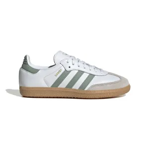 KIDS ADIDAS SAMBA OG J (WHITE/GREEN/GUM)