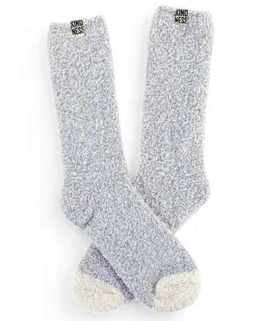 'Kindness' Socks - Smoke With Sand