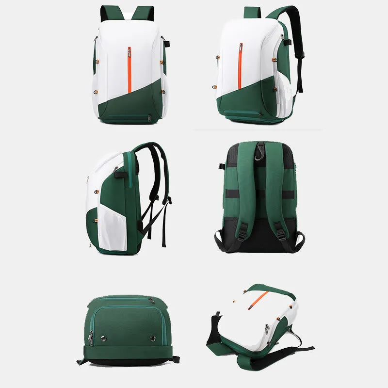 Large Capacity Functional Sports Backpack for Tennis Basketball Soccer Baseball