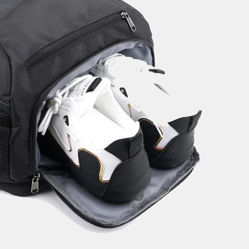 Large Capacity Functional Sports Backpack for Tennis Basketball Soccer Baseball