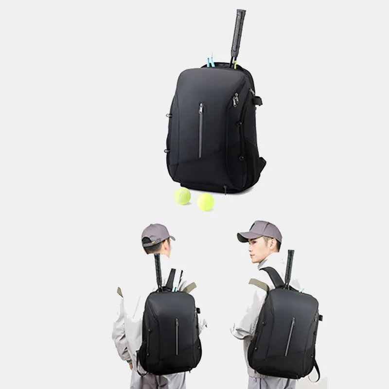 Large Capacity Functional Sports Backpack for Tennis Basketball Soccer Baseball