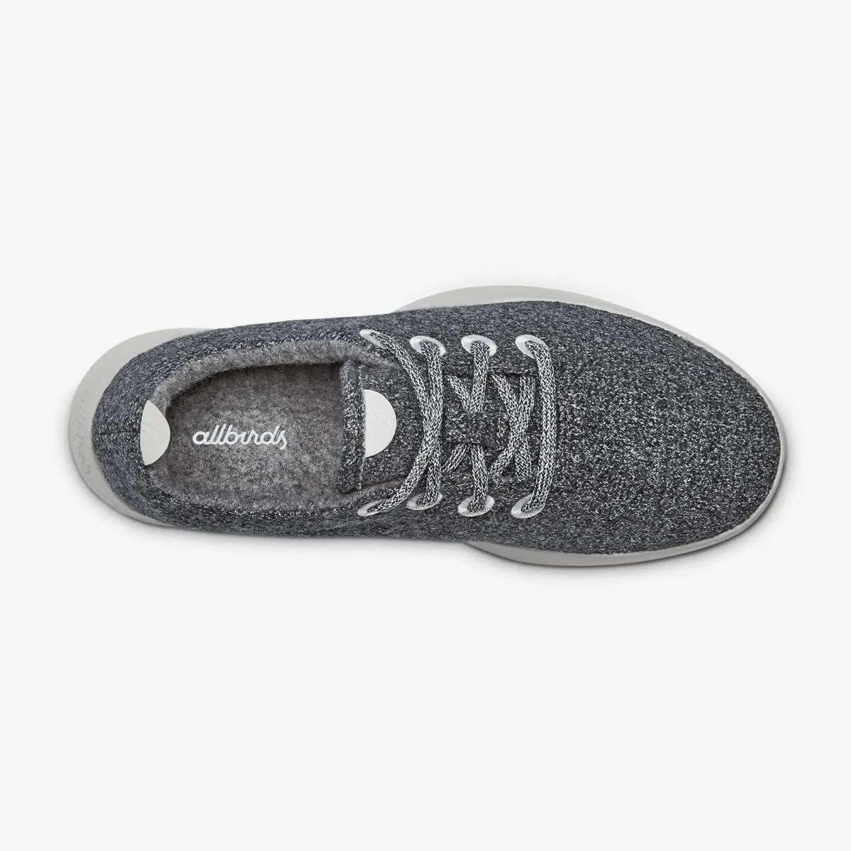 Le Mouton Women's Classic Wool Sneakers- Light Grey