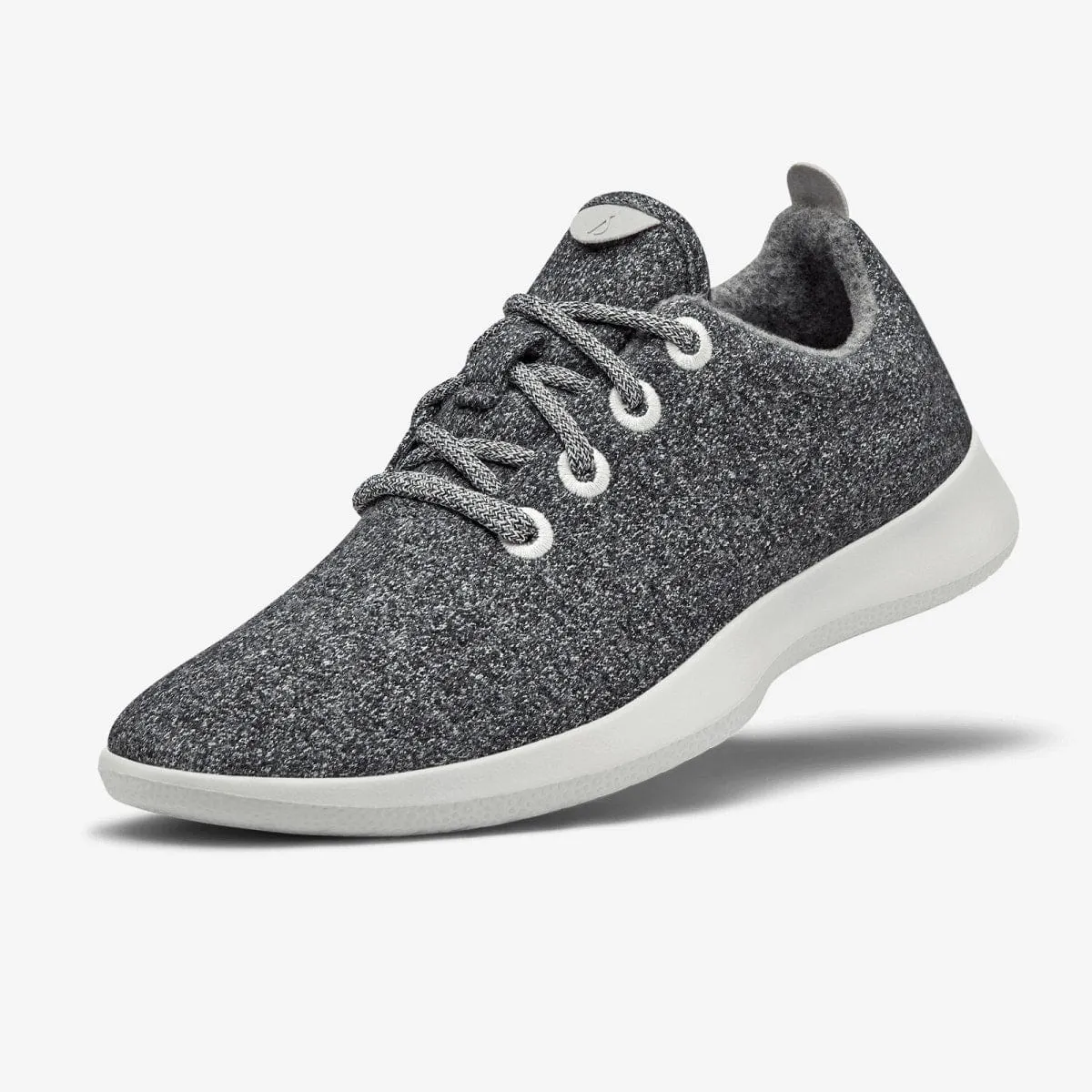 Le Mouton Women's Classic Wool Sneakers- Light Grey