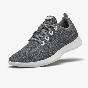 Le Mouton Women's Classic Wool Sneakers- Light Grey