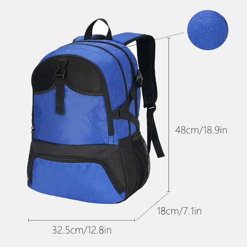 Lightweight Multi-Pocket Team Sports Backpack Soccer Bag Backpack Bag