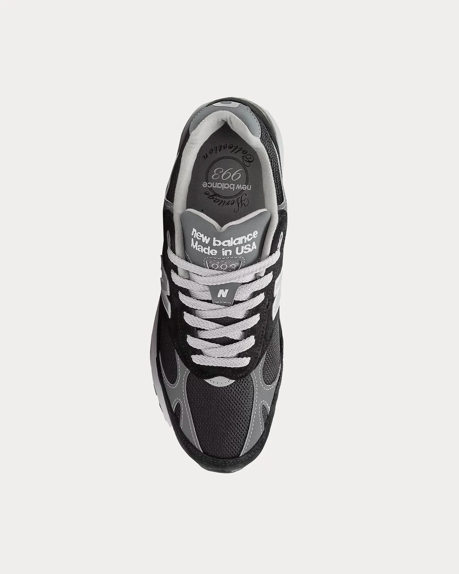 Made in USA 993 Core Black Low Top Sneakers