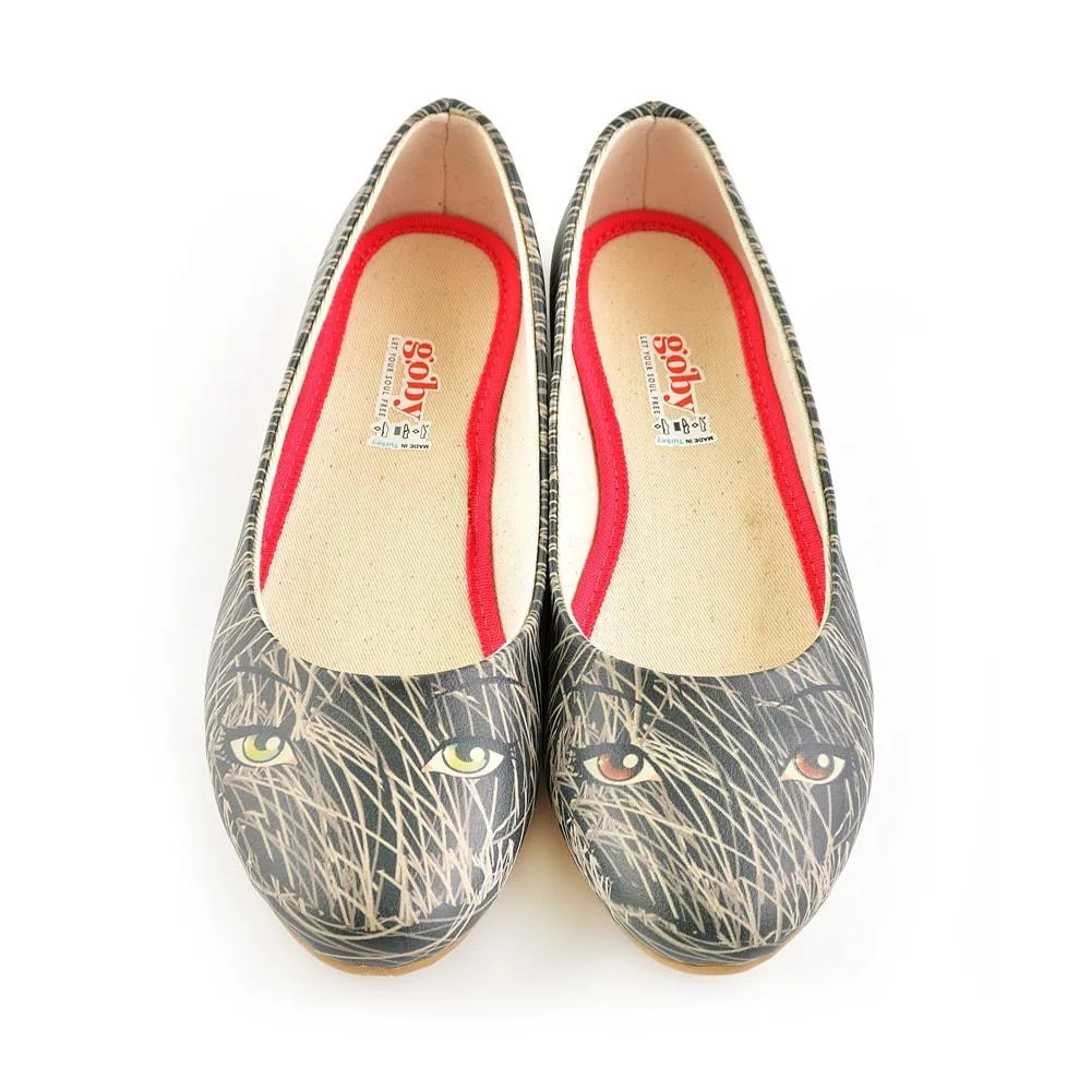 Magical Eyes Ballerinas Shoes 1073