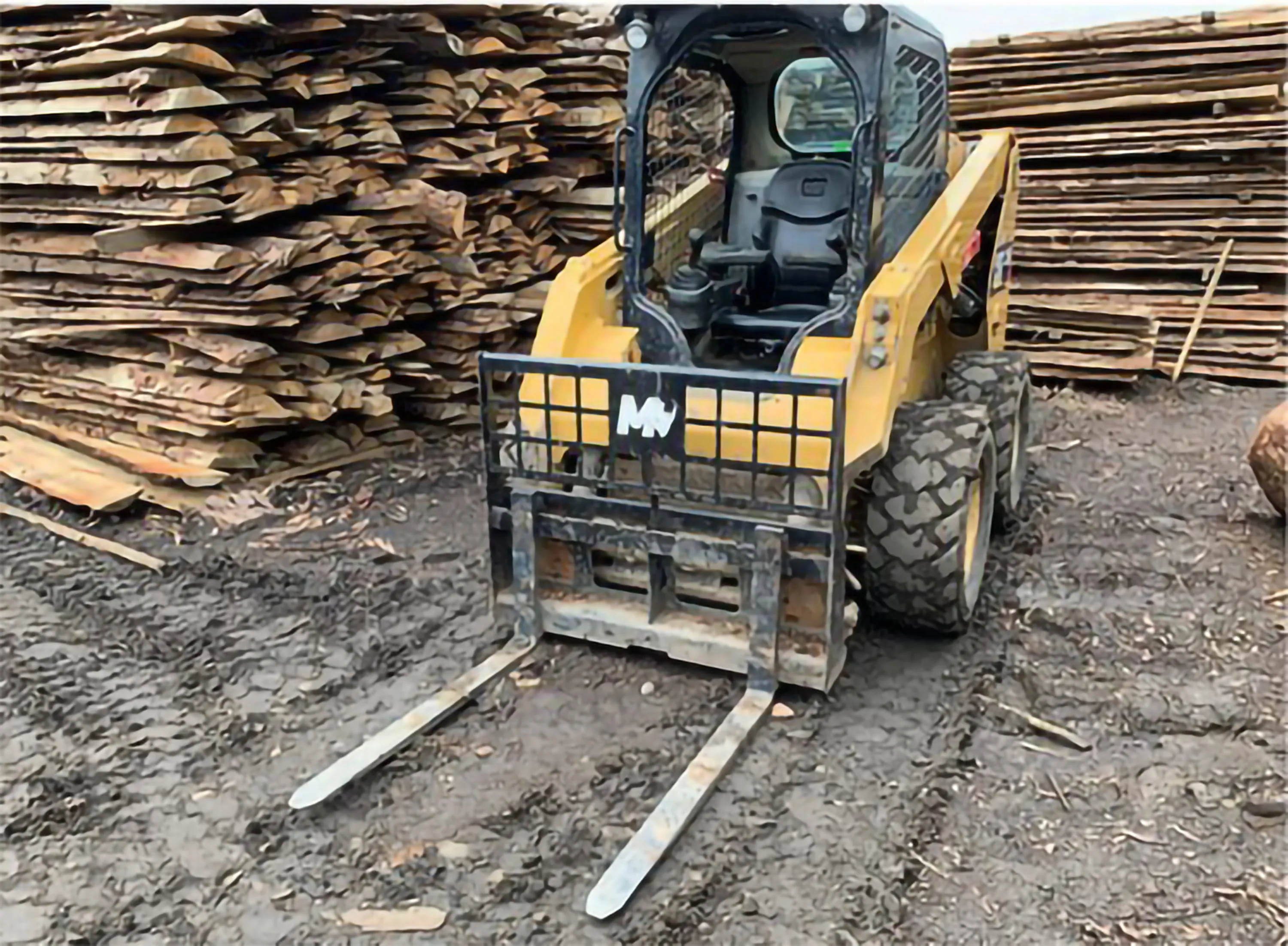 Mazio Heavy Duty Pallet Forks | Capacity SSL 1000 To 12000 Kg | High-Quality Steel | For Front Loader, Excavator, & Skid Steer