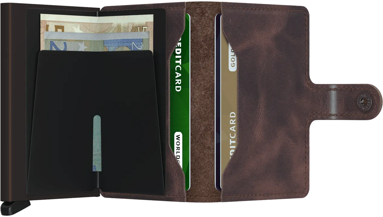 MINIWALLET VINTAGE CHOCOLATE