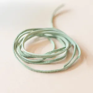 Mint Suede Laces
