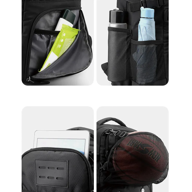 Multi-Pocket Waterproof Sports Bag Basketball Soccer Backpack