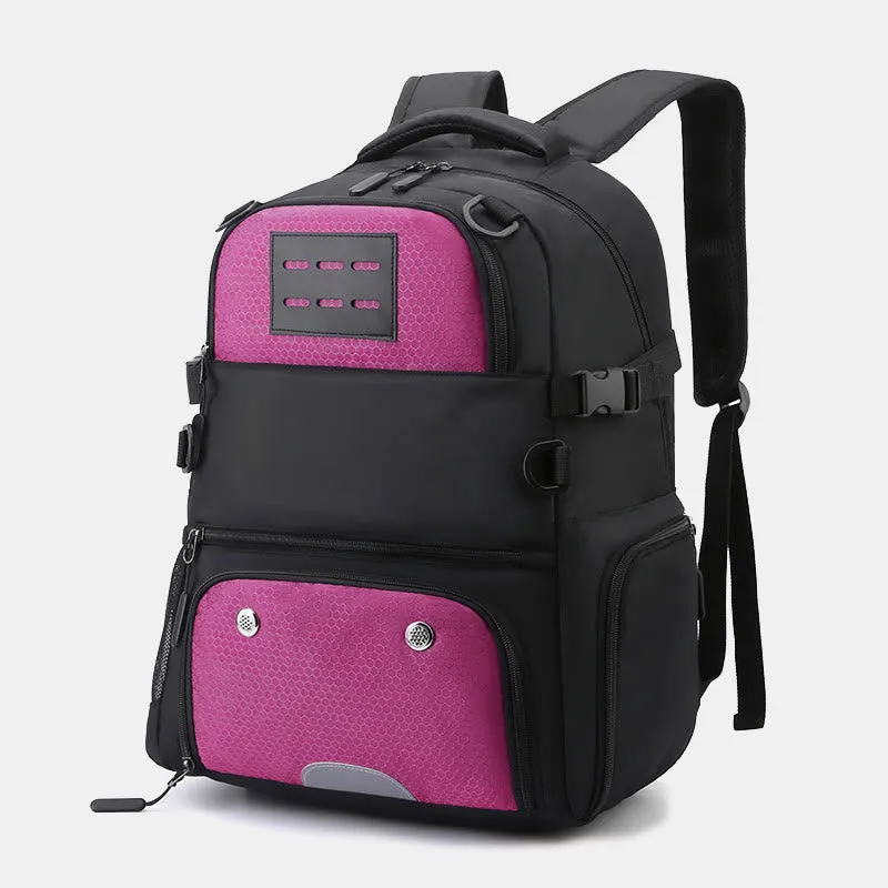 Multi-Pocket Waterproof Sports Bag Basketball Soccer Backpack