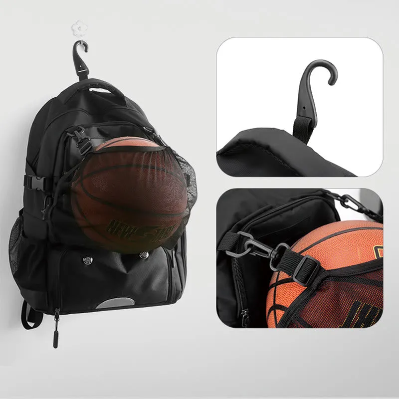 Multi-Pocket Waterproof Sports Bag Basketball Soccer Backpack